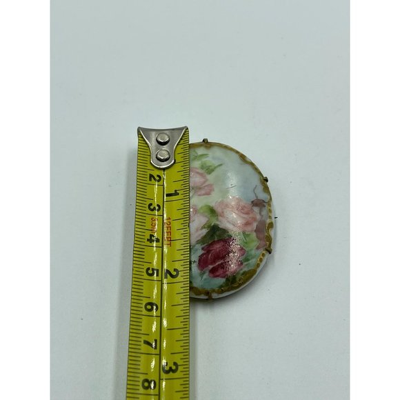 Antique 19th c. Victorian Hand Painted Porcelain & - Picture 3 of 5